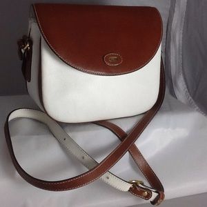 Bally white cross body purse.